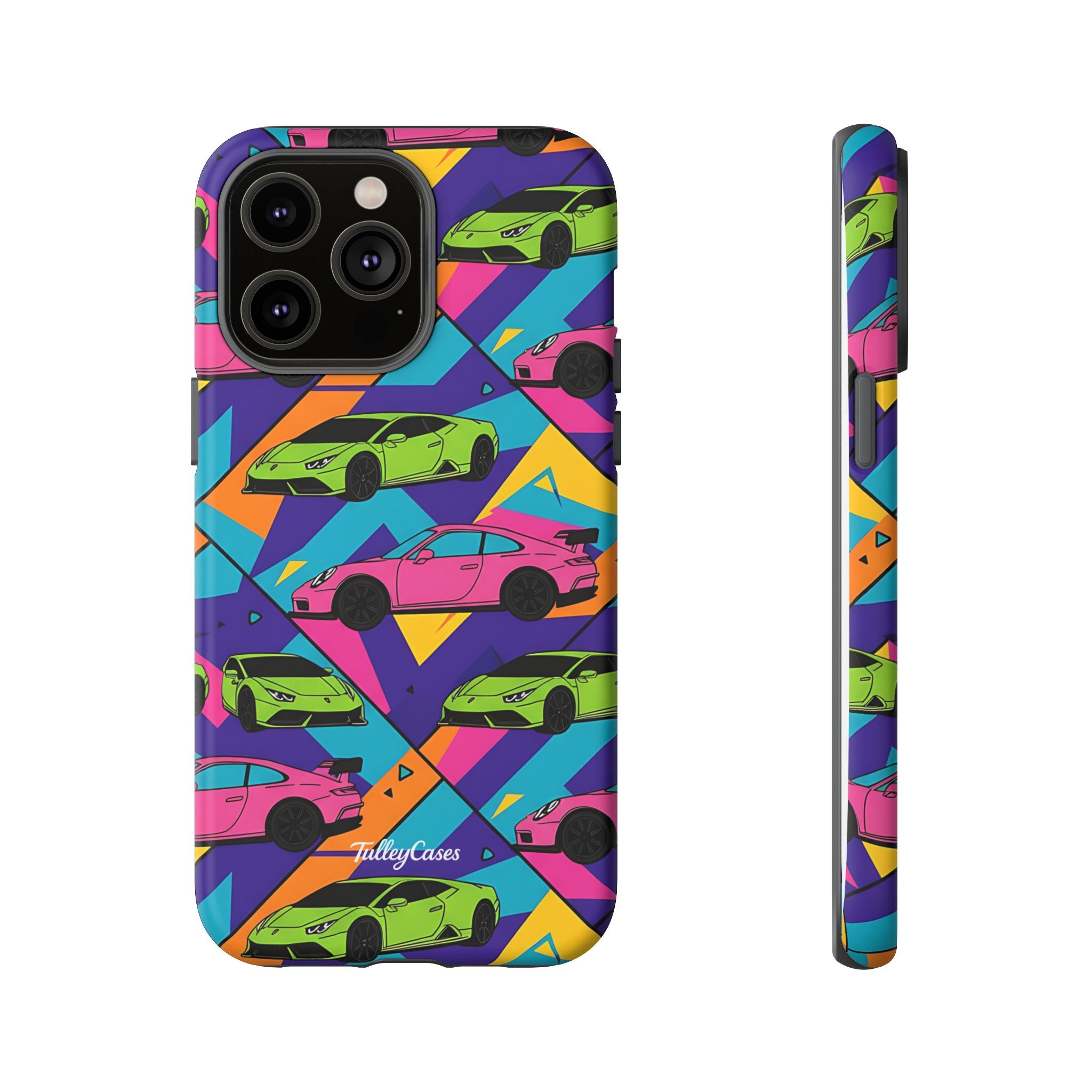 Colorful Cars - Magnetic Clear Impact Cases