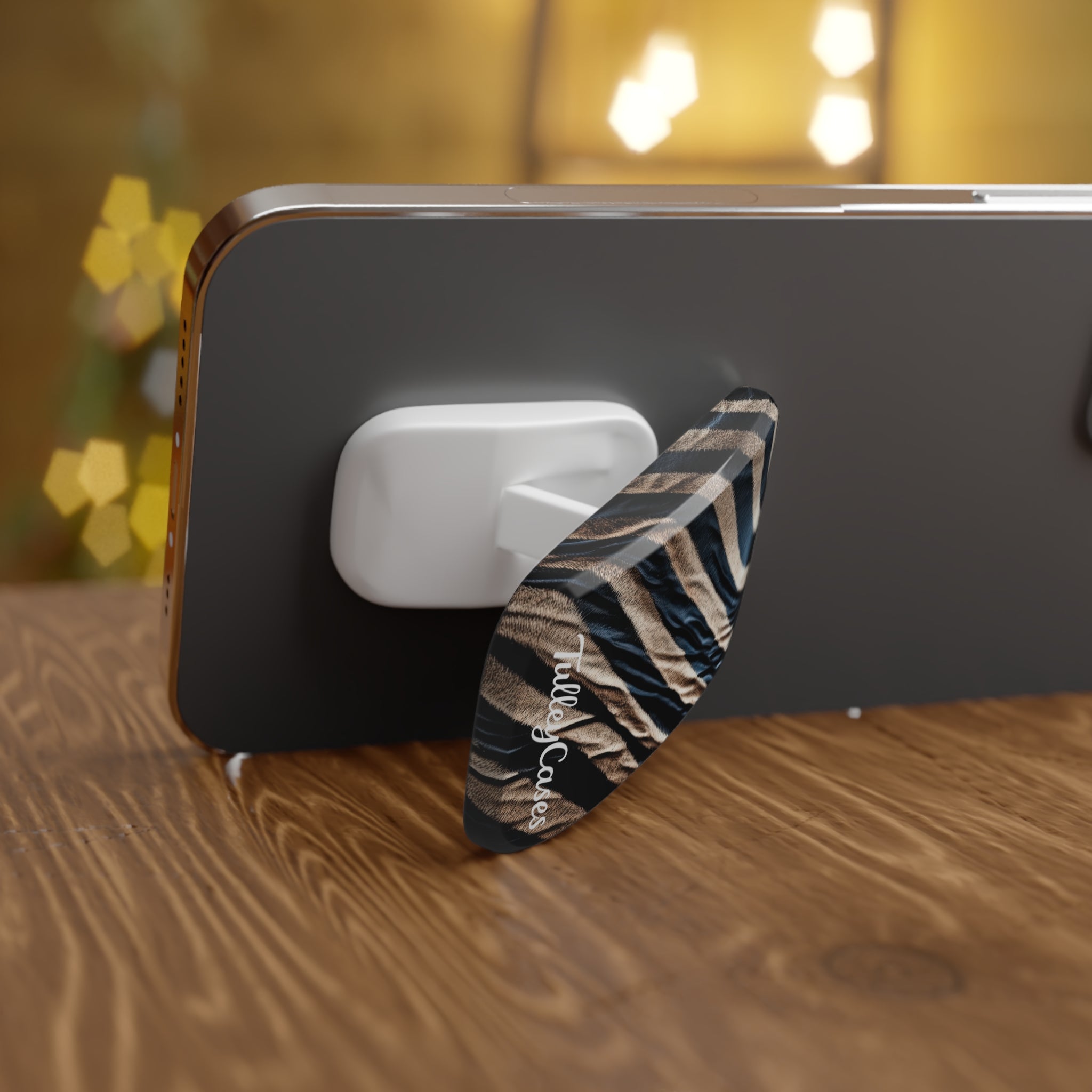 Zebra- Phone Click-On Grip