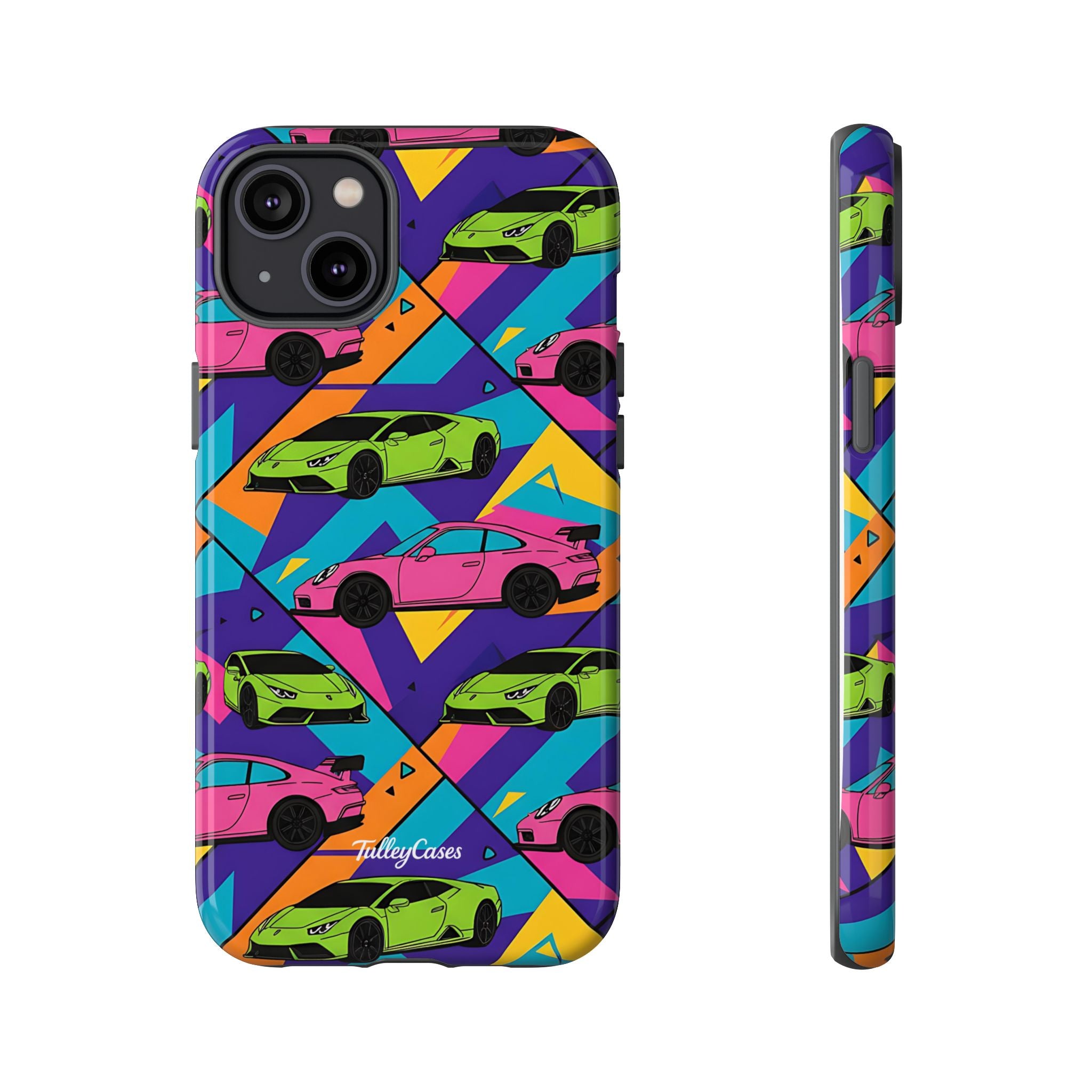 Colorful Cars - Magnetic Clear Impact Cases