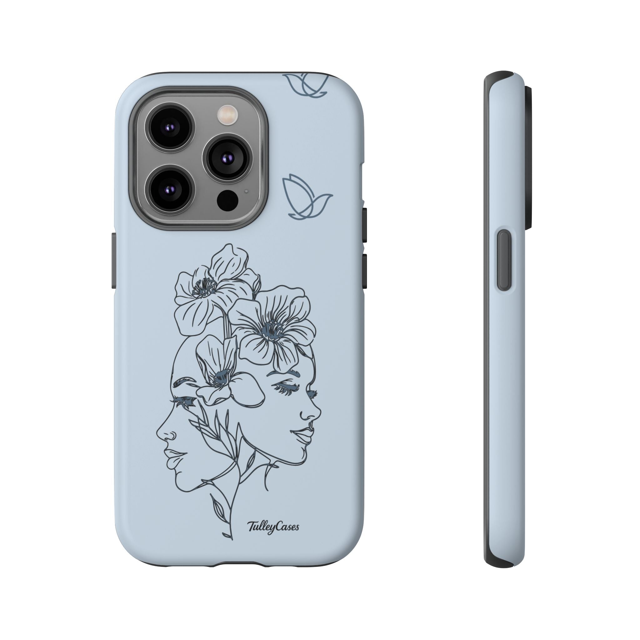 Women Floral Face - Phone Cases