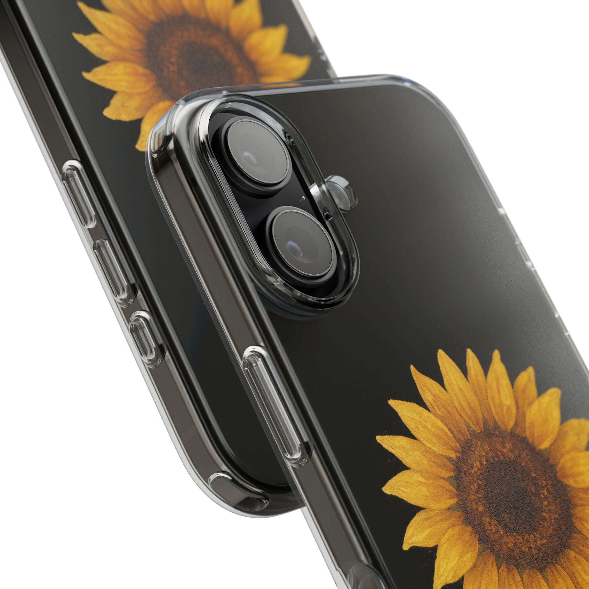 "Sunflower" Clear Impact-Resistant Cases