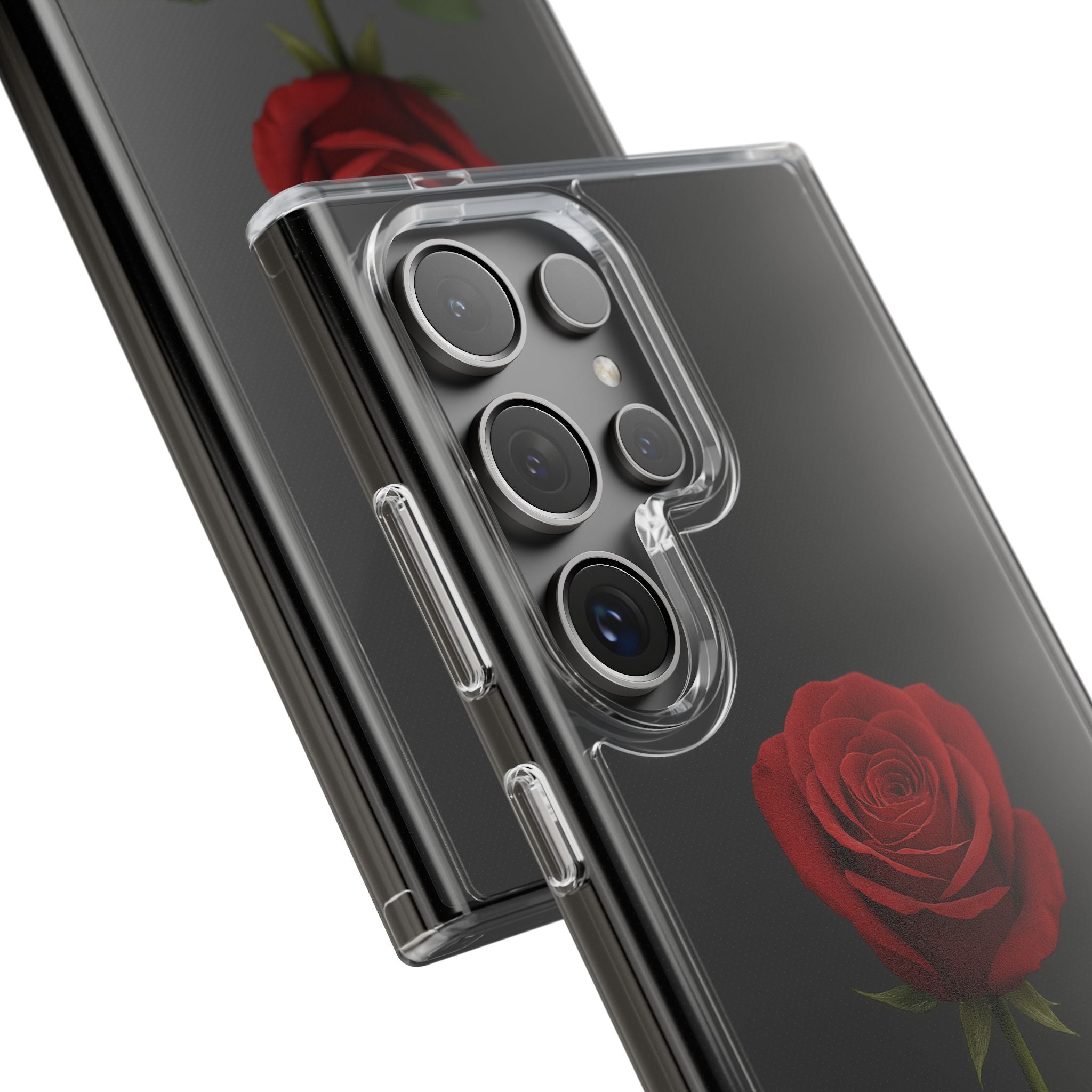 "Rose" Clear Impact-Resistant Cases