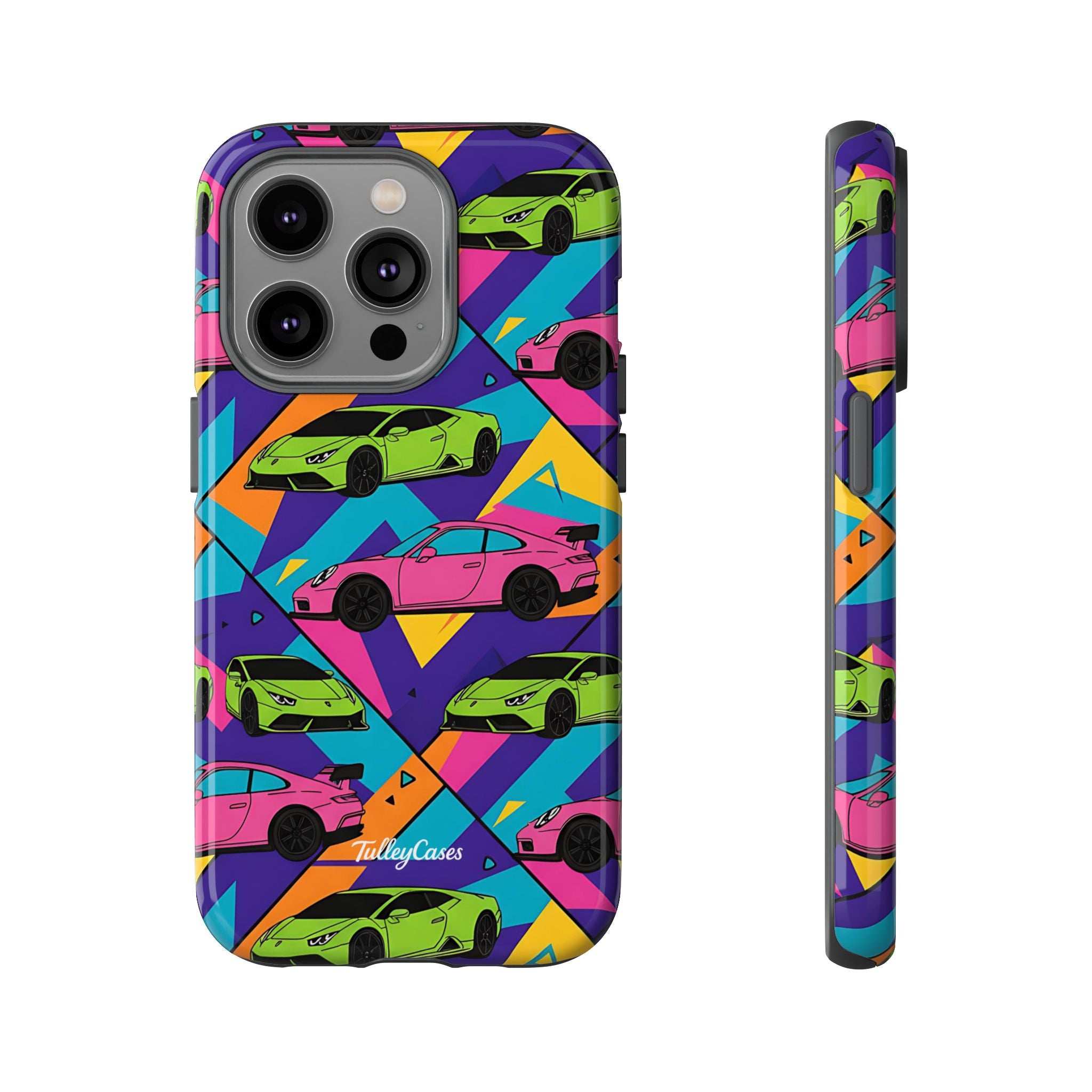 Colorful Cars - Magnetic Clear Impact Cases