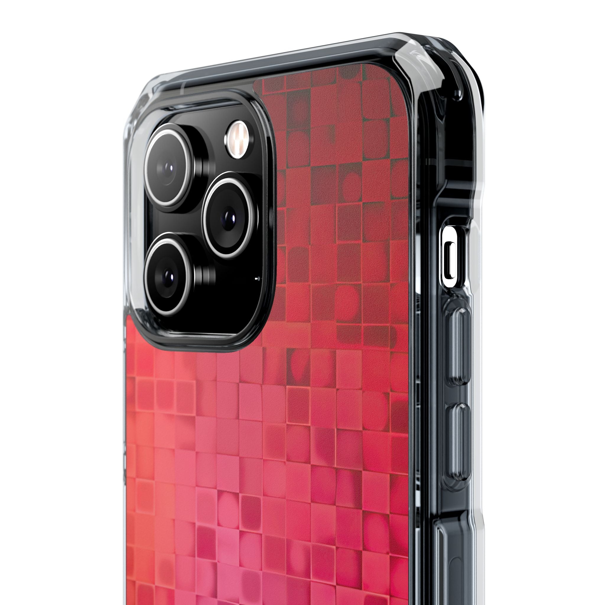 Pink Square - Magnetic Clear Impact Cases