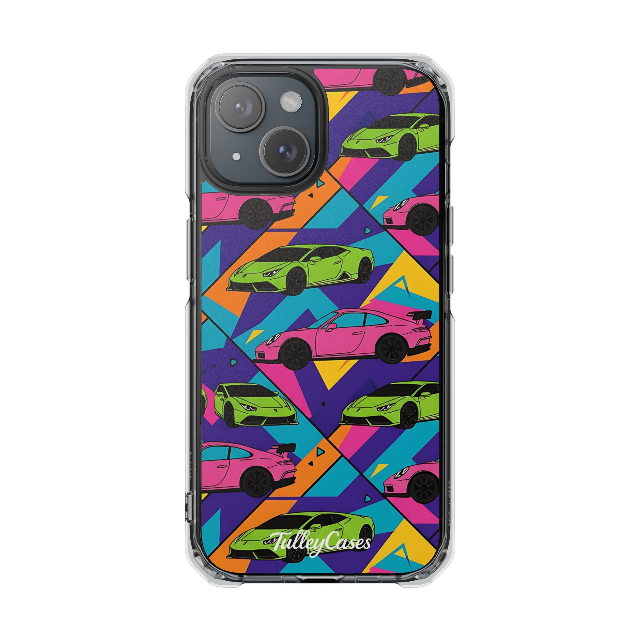 Colorful Cars - Magnetic Clear Impact Cases