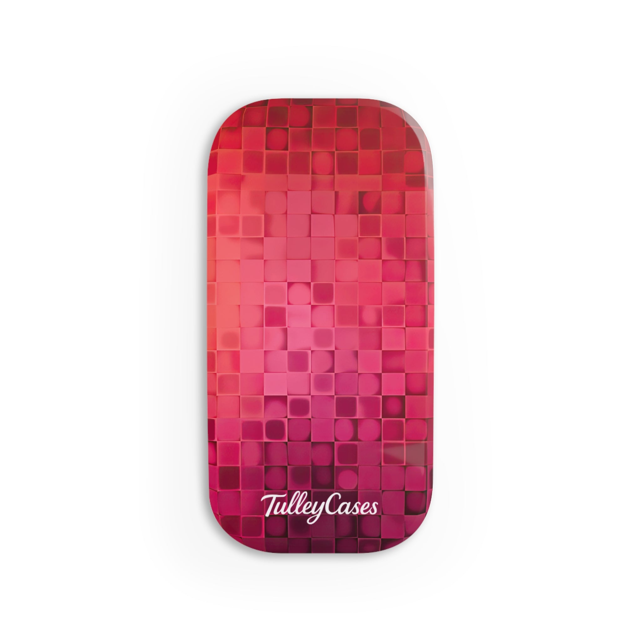 Pink Square - Phone Click-On Grip